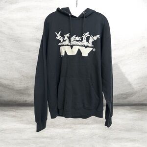 Jerzees Nublend L Hoodie James Ivy pocket front